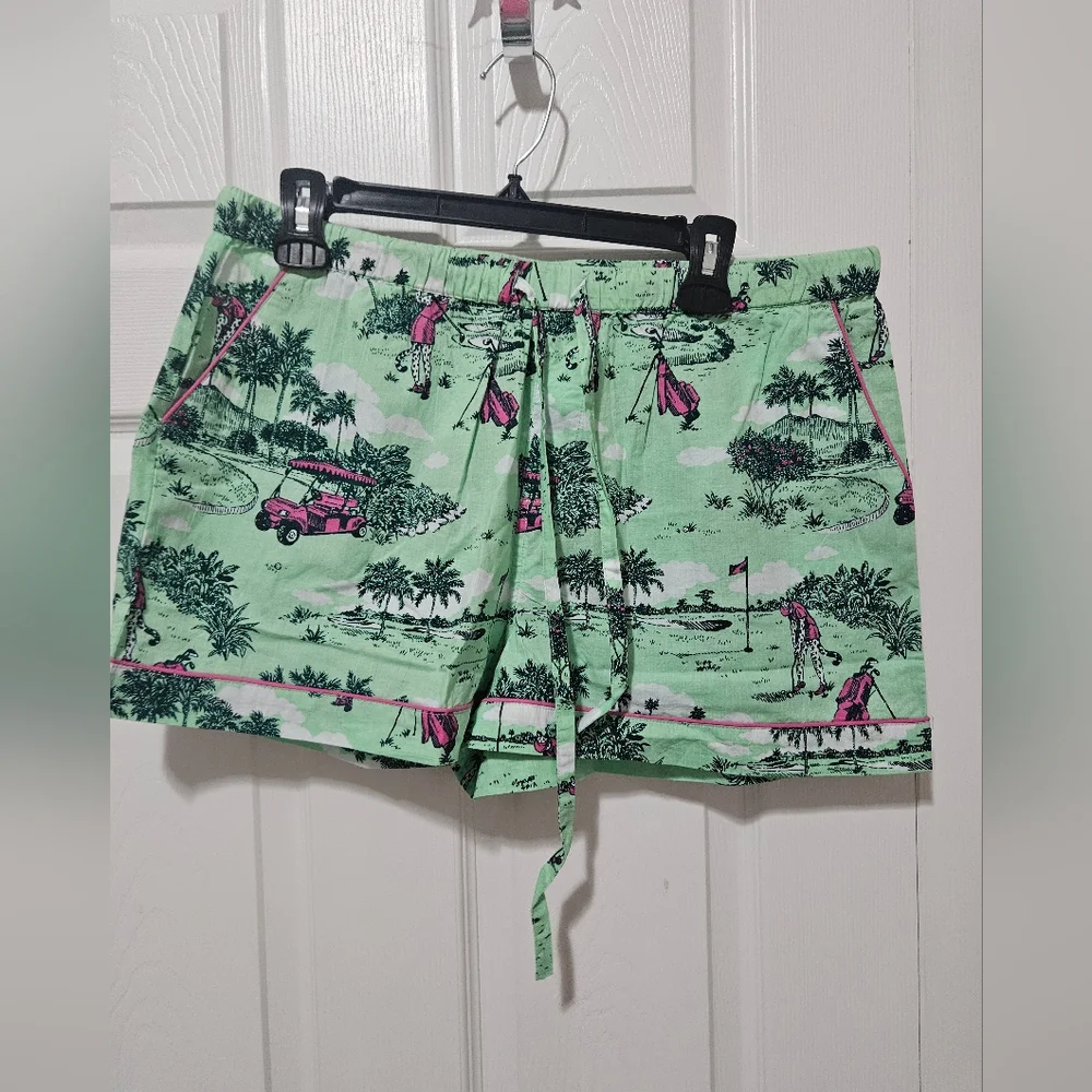 Printfresh Golf Toile Pajamas NWT XL Petite - Picture 5 of 5